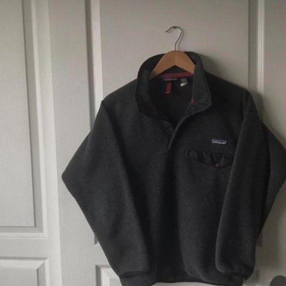 Patagonia Grey Synchilla Snap Fleece Xs - Picture 1 of 3